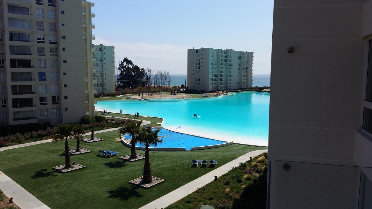 Papudo Laguna Vista Al Mar Y Piscina Esterno foto